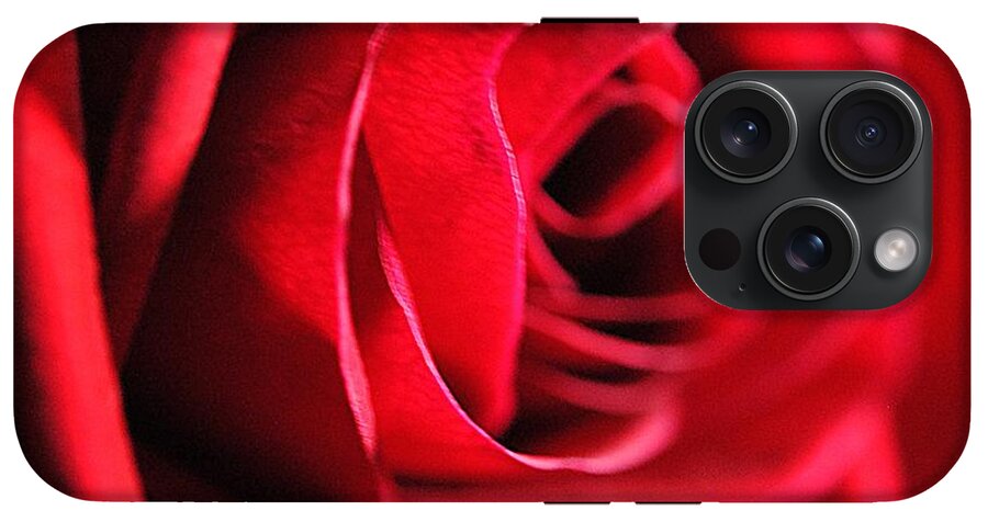 Red Rose Profile - Phone Case