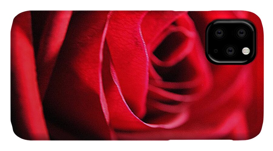 Red Rose Profile - Phone Case