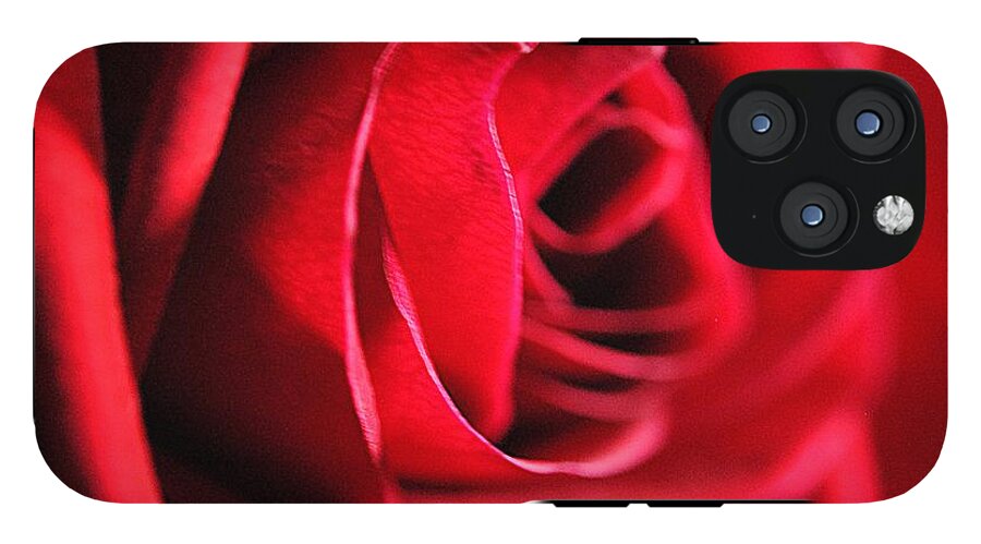 Red Rose Profile - Phone Case