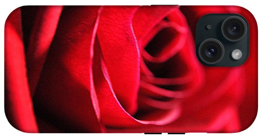 Red Rose Profile - Phone Case