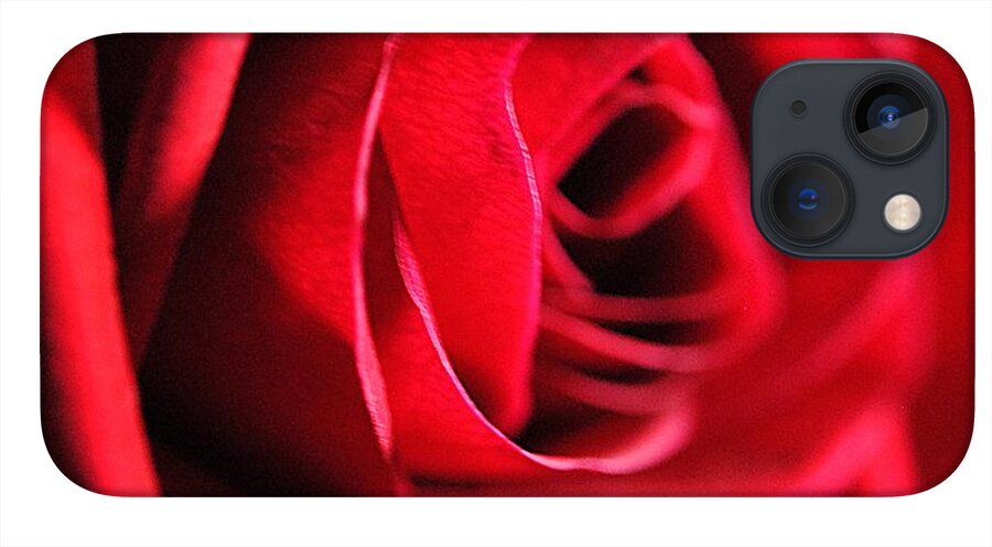 Red Rose Profile - Phone Case