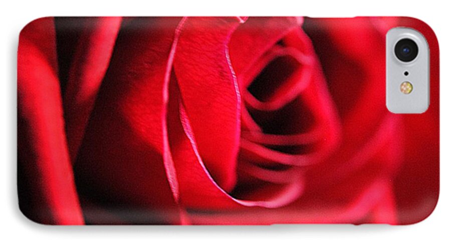 Red Rose Profile - Phone Case