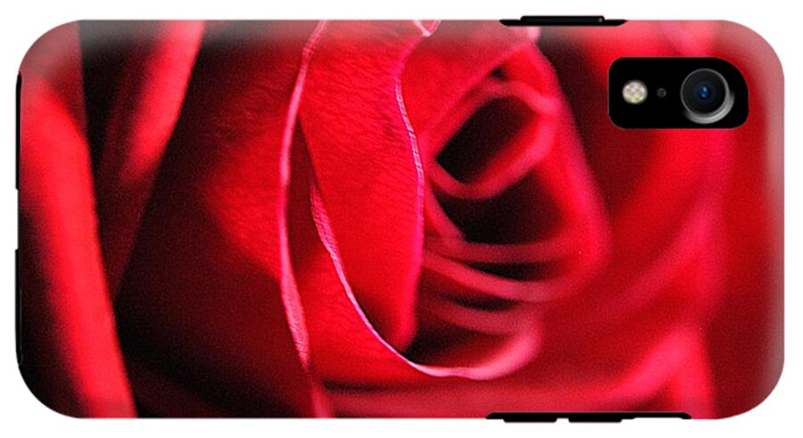 Red Rose Profile - Phone Case