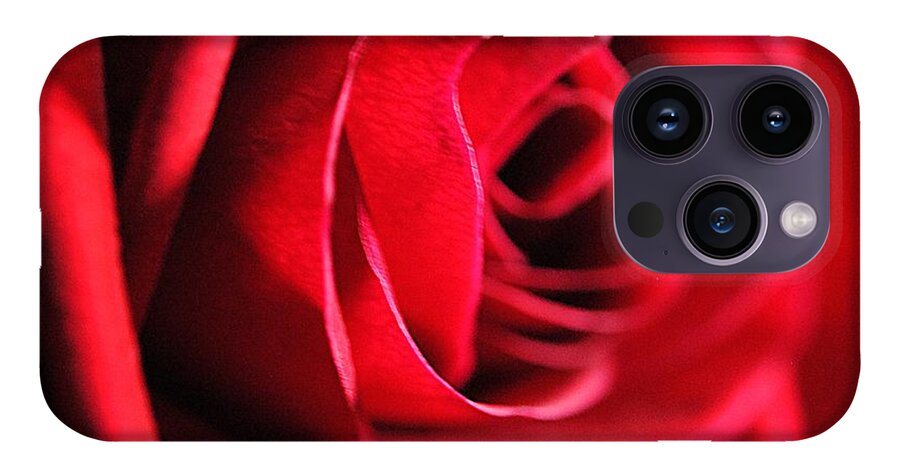 Red Rose Profile - Phone Case