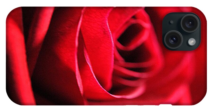 Red Rose Profile - Phone Case
