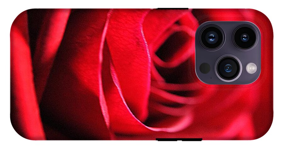 Red Rose Profile - Phone Case