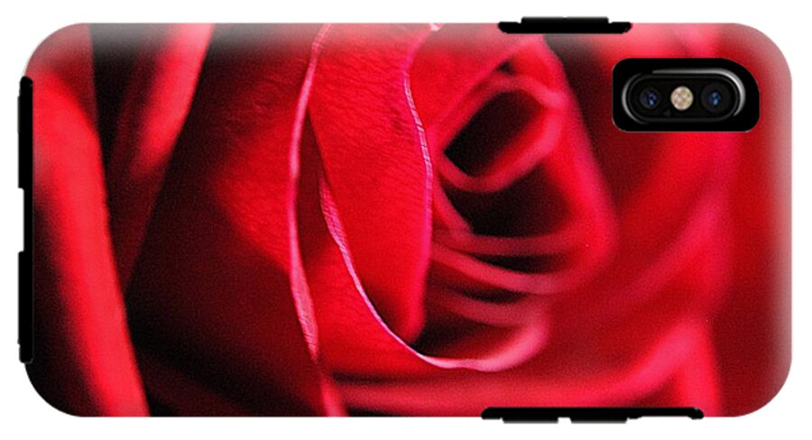 Red Rose Profile - Phone Case