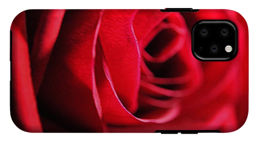 Red Rose Profile - Phone Case