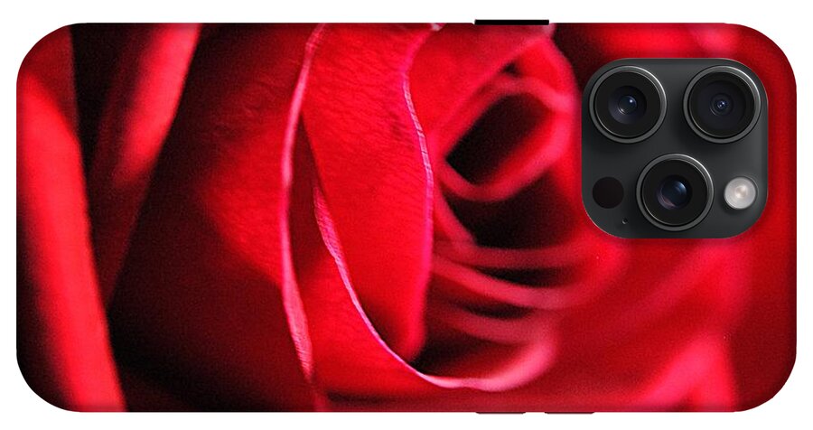 Red Rose Profile - Phone Case