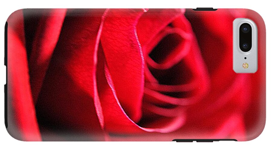 Red Rose Profile - Phone Case