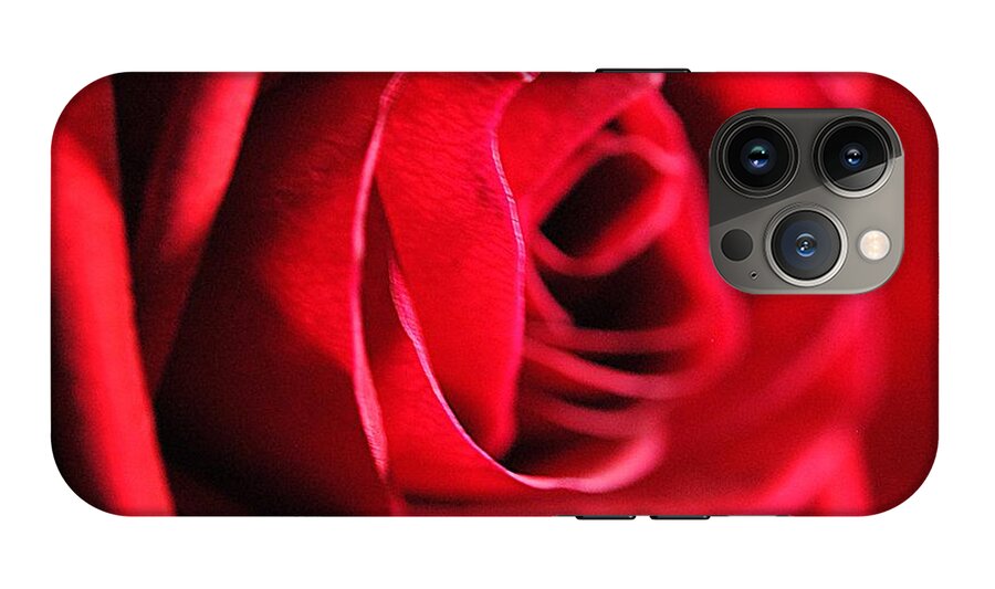 Red Rose Profile - Phone Case