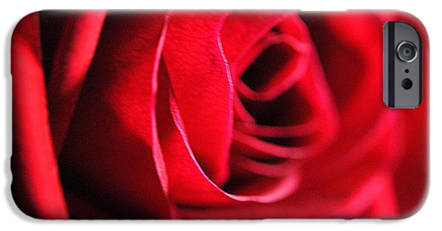 Red Rose Profile - Phone Case