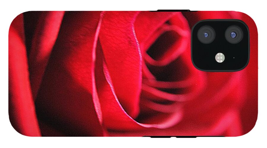 Red Rose Profile - Phone Case