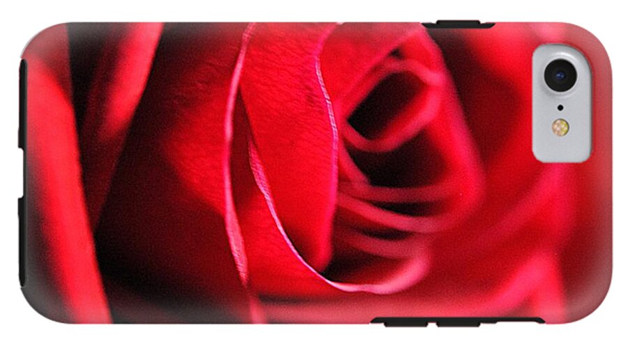 Red Rose Profile - Phone Case