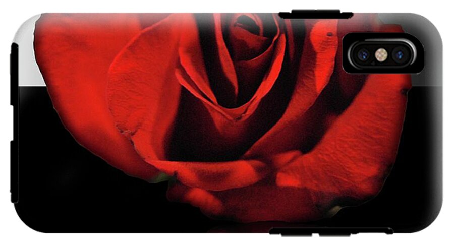 Red Rose Reflection - Phone Case