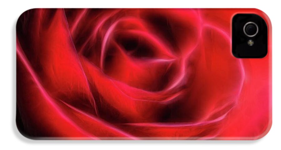 Red Rose Stylized - Phone Case