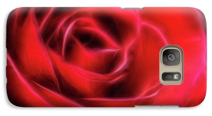 Red Rose Stylized - Phone Case