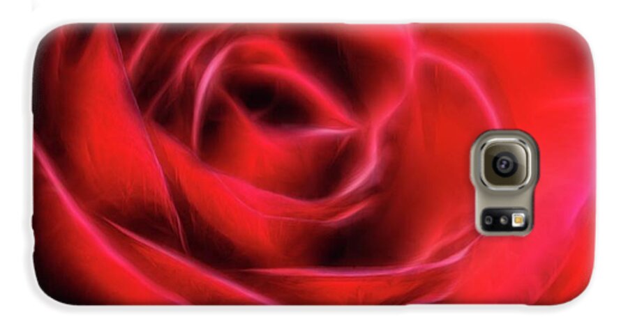 Red Rose Stylized - Phone Case