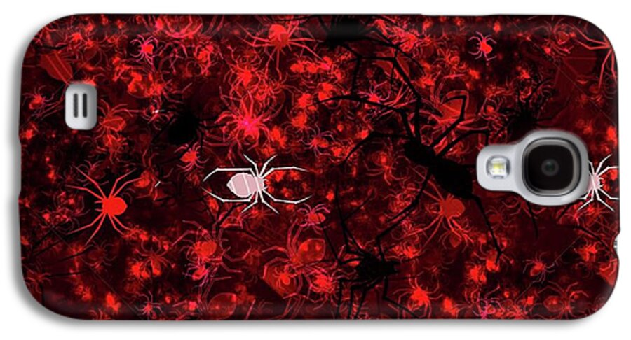 Red Spider Bokeh Pattern - Phone Case