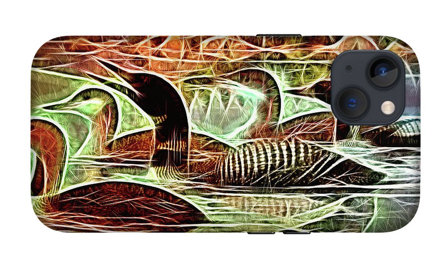 Red Throated Loon Birds - Phone Case