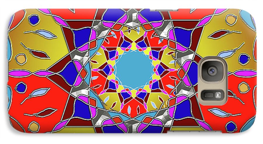 Red Yellow Blue Mandala - Phone Case