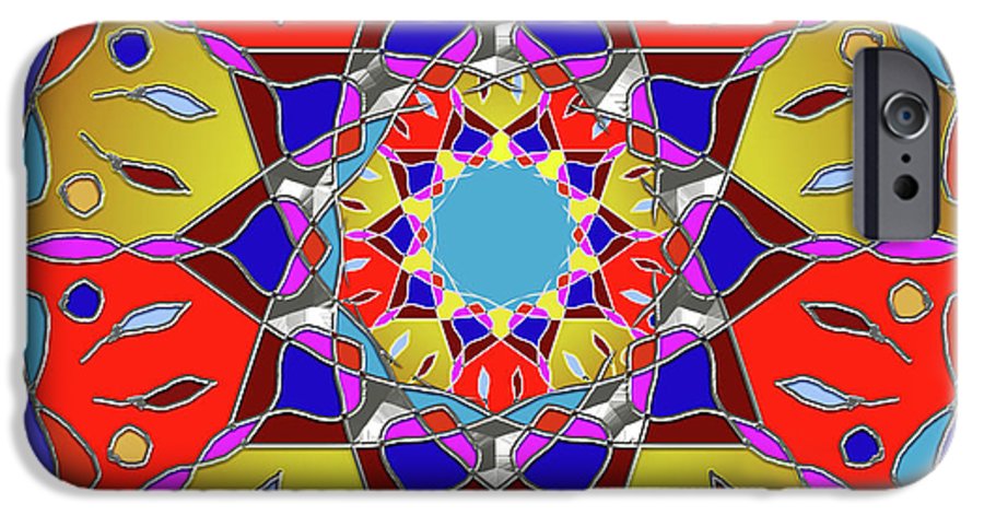 Red Yellow Blue Mandala - Phone Case