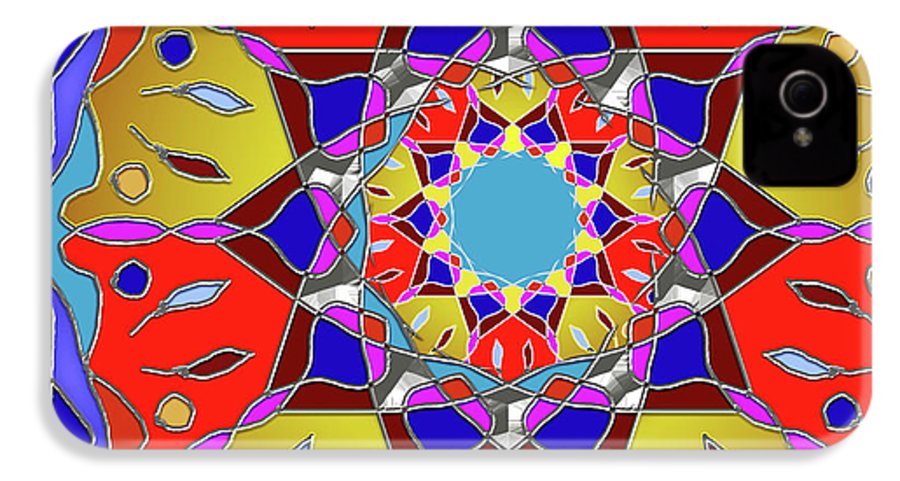 Red Yellow Blue Mandala - Phone Case