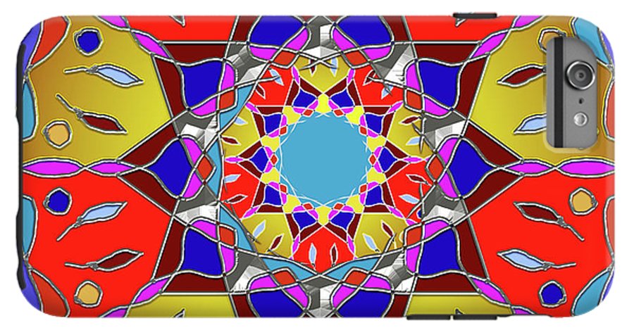 Red Yellow Blue Mandala - Phone Case