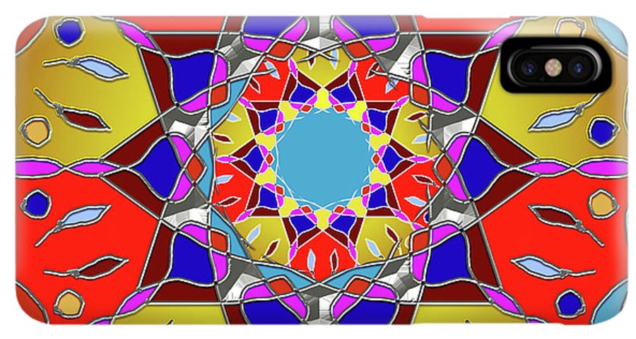Red Yellow Blue Mandala - Phone Case
