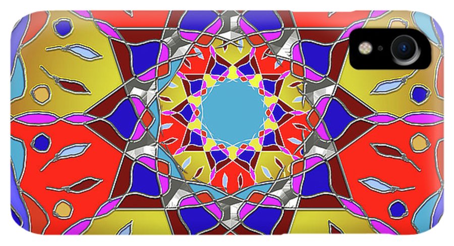 Red Yellow Blue Mandala - Phone Case
