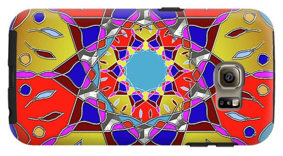 Red Yellow Blue Mandala - Phone Case