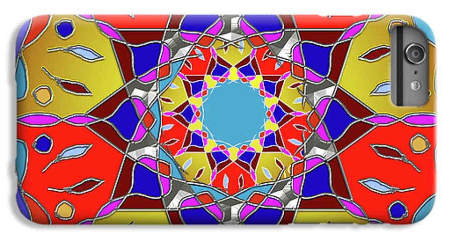 Red Yellow Blue Mandala - Phone Case