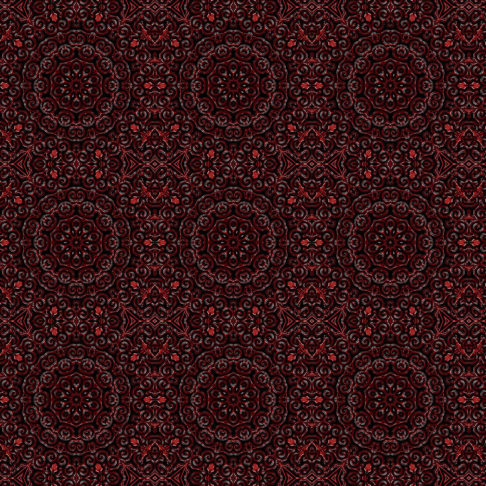 Red Embossed Kaleidoscope Digital Image Download