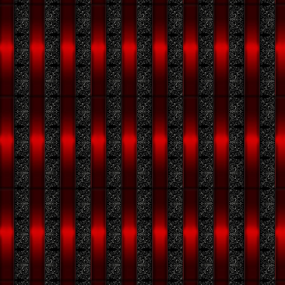 Red Ribbon and Vines Digital Image Download