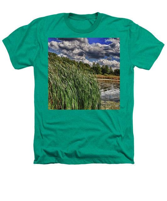 Reeds Along a Campground Lake - Heathers T-Shirt