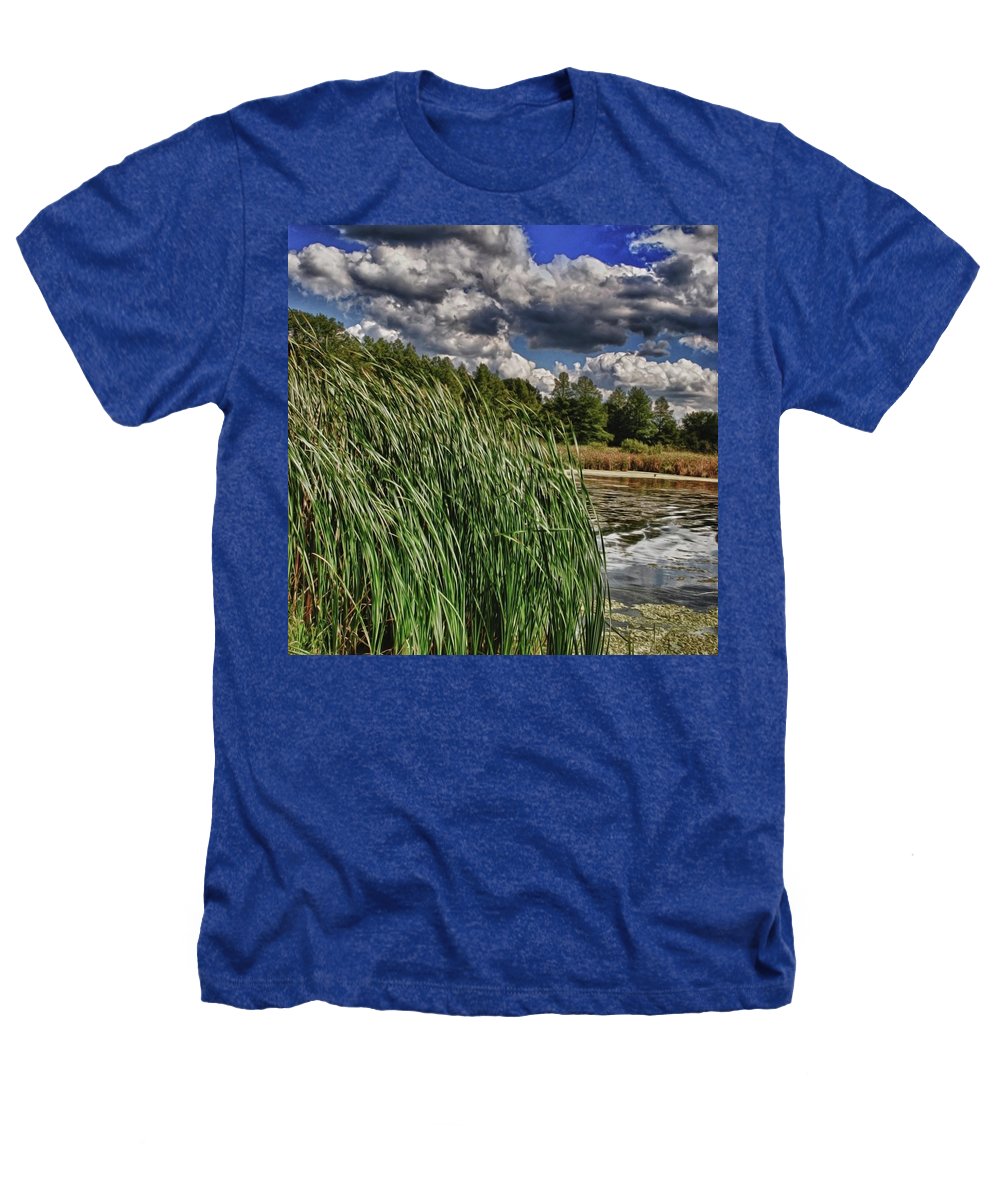 Reeds Along a Campground Lake - Heathers T-Shirt