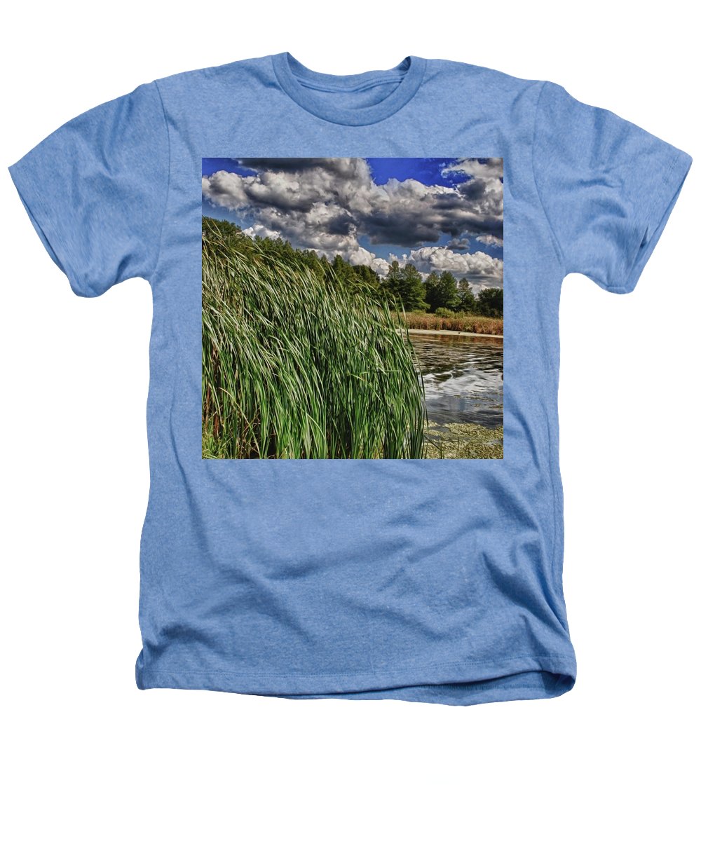 Reeds Along a Campground Lake - Heathers T-Shirt