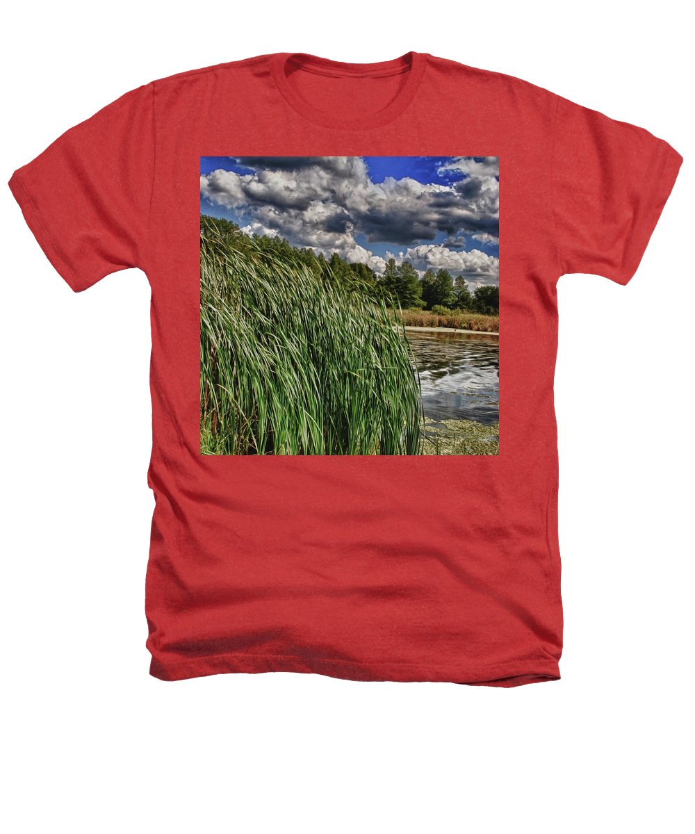 Reeds Along a Campground Lake - Heathers T-Shirt