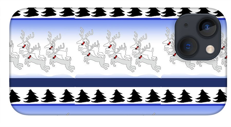 Reindeer Sweater Pattern - Phone Case