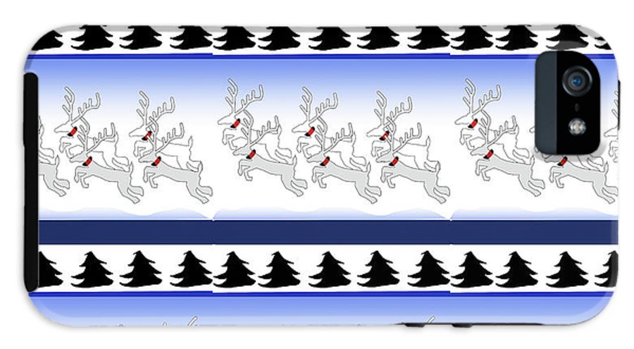 Reindeer Sweater Pattern - Phone Case