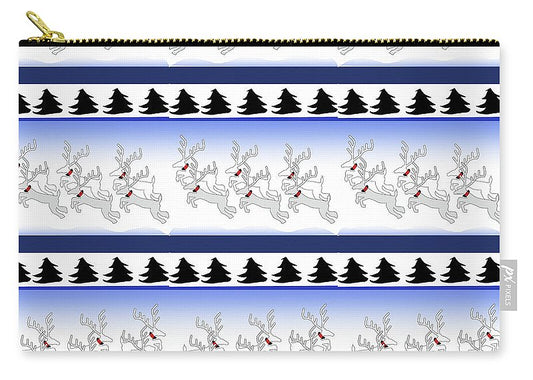 Reindeer Sweater Pattern - Carry-All Pouch