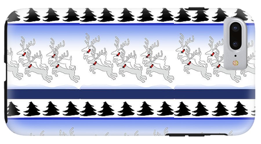 Reindeer Sweater Pattern - Phone Case