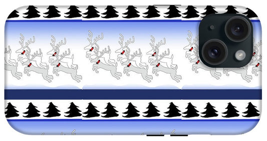 Reindeer Sweater Pattern - Phone Case