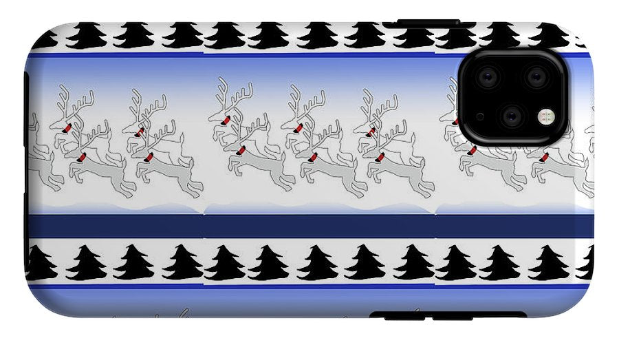 Reindeer Sweater Pattern - Phone Case