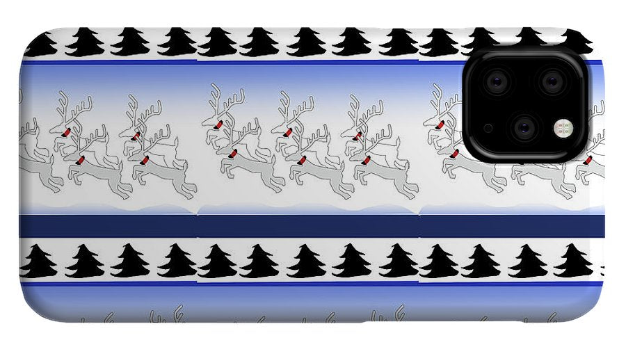 Reindeer Sweater Pattern - Phone Case