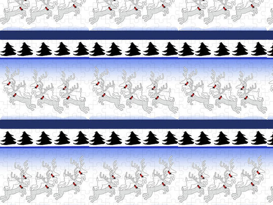 Reindeer Sweater Pattern - Puzzle