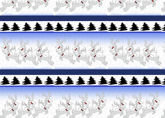 Reindeer Sweater Pattern - Puzzle