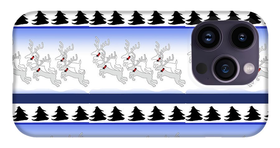 Reindeer Sweater Pattern - Phone Case