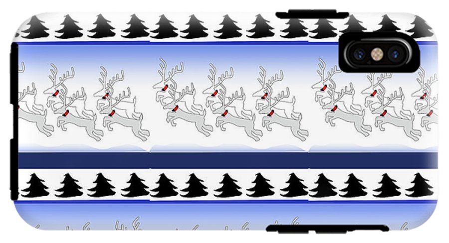 Reindeer Sweater Pattern - Phone Case