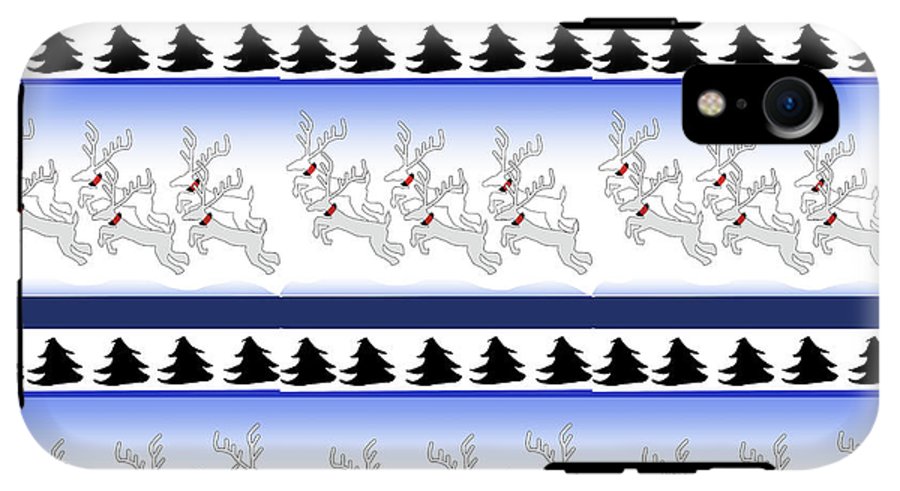 Reindeer Sweater Pattern - Phone Case